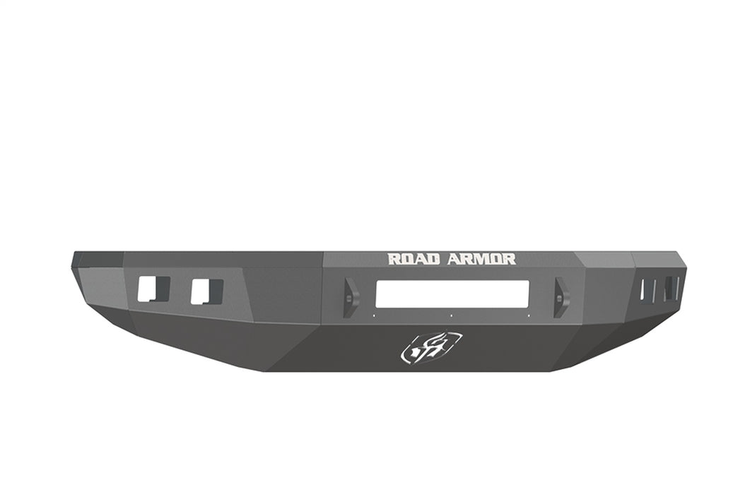 Road Armor 914R0B-NW Stealth Non-Winch Front Bumper; Steel; Satin Black; Square Fog Light Holes; - Truck Part Superstore