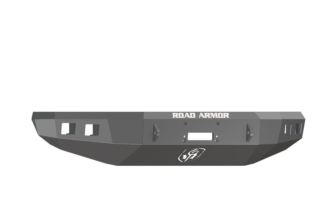 Road Armor 914R0B Stealth Winch Front Bumper; Steel; Satin Black; Square Fog Light Holes; - Truck Part Superstore