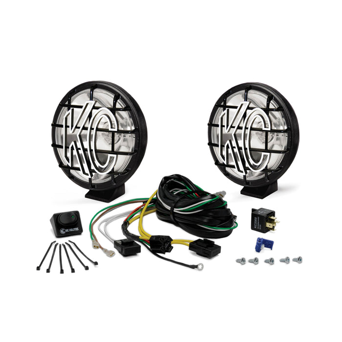 KC Hilites 9150 Apollo Pro; 6in. Spot Poly 100w (pr) - Truck Part Superstore