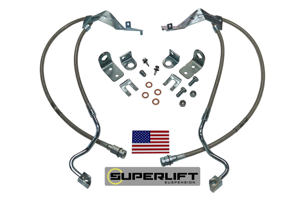 Superlift 91520 Bulletproof Brake Hose-Front-05-07 F-250/F350 w/4-8in. Lift - Truck Part Superstore