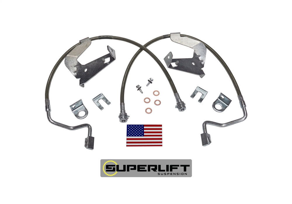 Superlift 91540 Bulletproof Brake Hose-Front-08-10 F-250/F350 w/2-4in. Lift - Truck Part Superstore