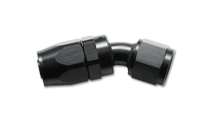 Vibrant Performance 21308 30 Degree Hose End Fitting; Hose Size: -8AN; 6061 Aluminum; Anodized Black; - Truck Part Superstore