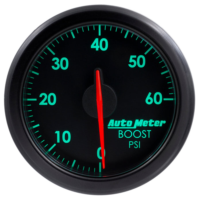 AutoMeter 9160-T 2-1/16in. BOOST; 0-60 PSI; AIRDRIVE; BLACK - Truck Part Superstore