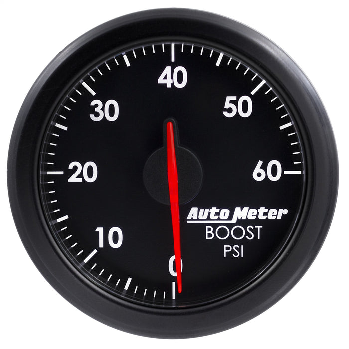 AutoMeter 9160-T 2-1/16in. BOOST; 0-60 PSI; AIRDRIVE; BLACK - Truck Part Superstore