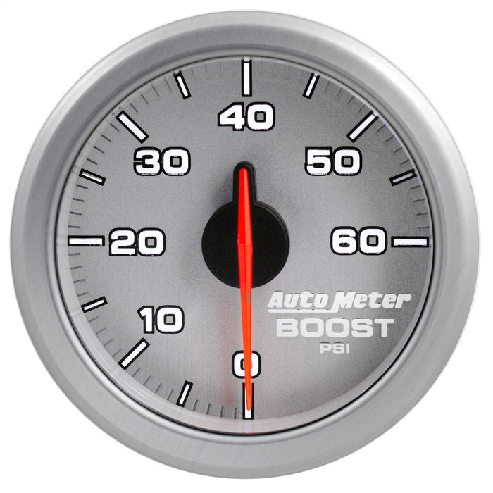 AutoMeter 9160-UL 2-1/16in. BOOST; 0-60 PSI; AIRDRIVE; SILVER - Truck Part Superstore