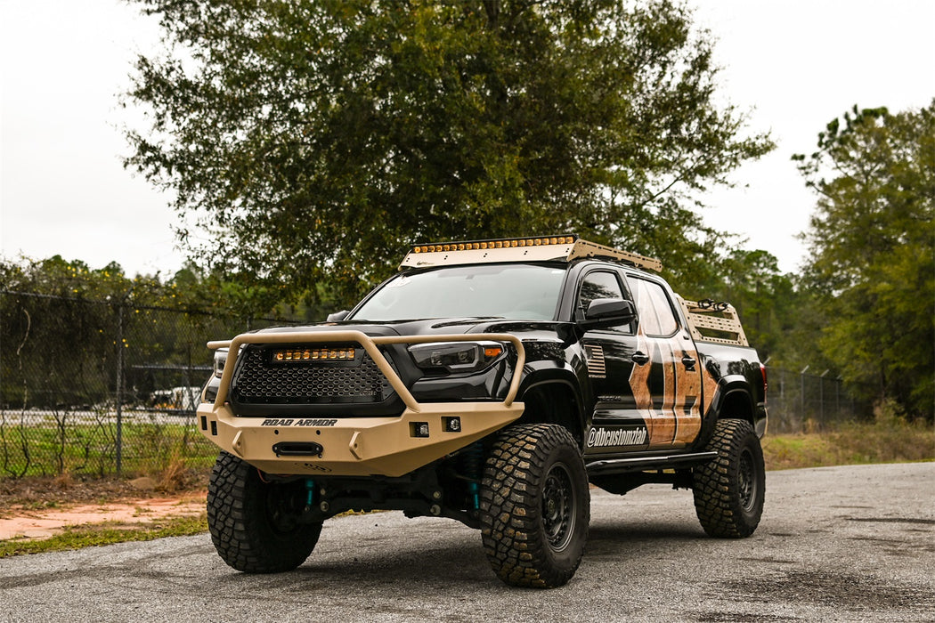 Road Armor 9161F5B-NW Stealth Non-Winch Front Bumper; Lonestar Guard; Texture Black; - Truck Part Superstore