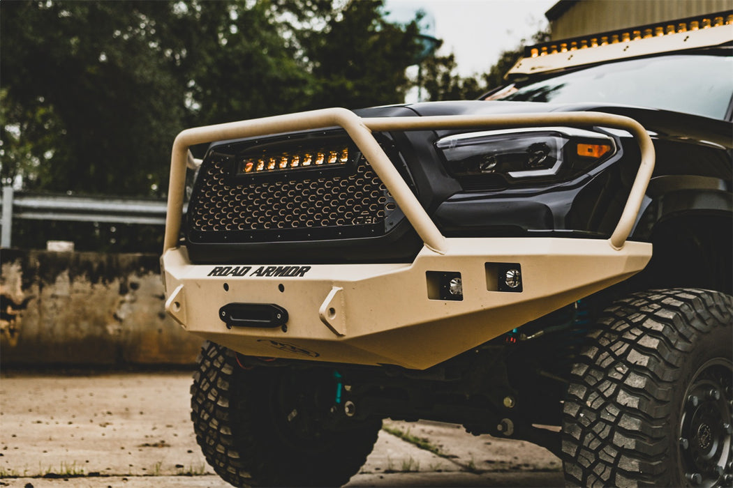 Road Armor 9161F5B-NW Stealth Non-Winch Front Bumper; Lonestar Guard; Texture Black; - Truck Part Superstore