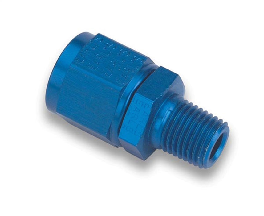 Earl's Performance 916110ERL Straight Aluminum AN Swivel to NPT Adapter - Truck Part Superstore