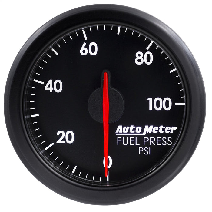 AutoMeter 9171-T 2-1/16in. FUEL PRESS; 0-100 PSI; AIRDRIVE; BLACK - Truck Part Superstore