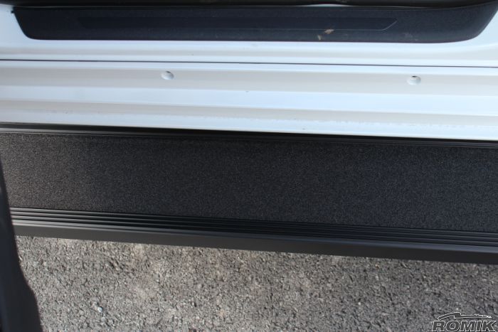 Romik 91728419 2022-Present Toyota Tundra Crew Max ROB-T (DRP) Running Board Black Romik - Truck Part Superstore