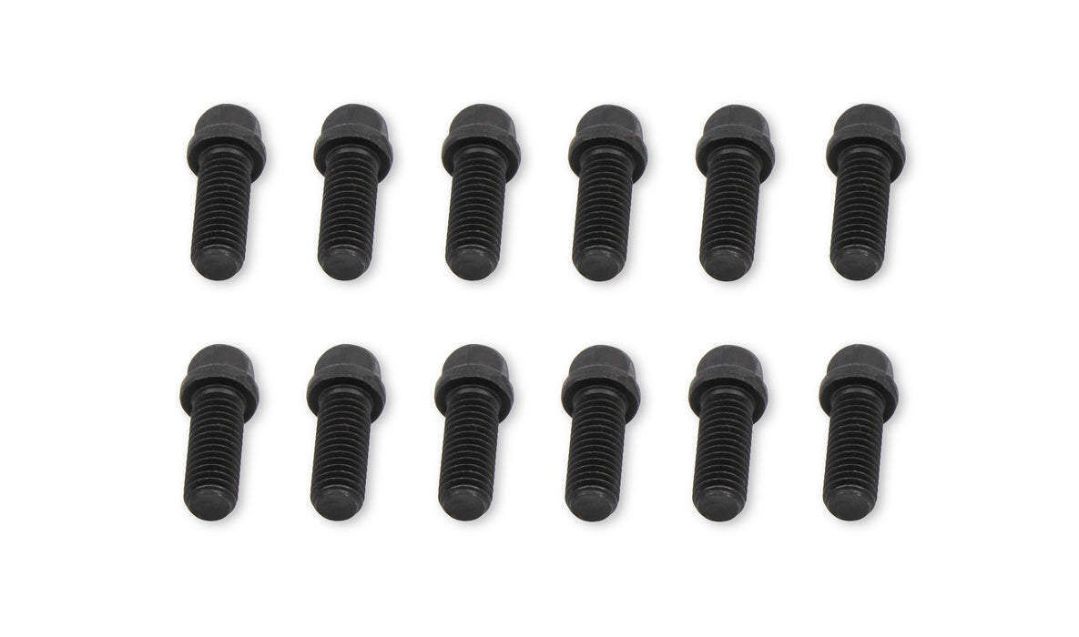 Mr Gasket 917 Header Bolt Set; Hex Head; 3/8 in.-16 x 1 in.; 12 pc.; - Truck Part Superstore