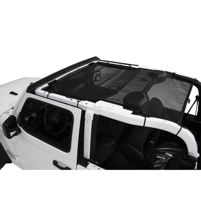 Rampage 91817 Combo Brief/Topper; Shade Top; Black; Mesh; - Truck Part Superstore