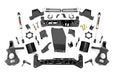 Rough Country 17470 7 Inch Suspension Lift Kit w/V2 Shocks 14-18 Silverado/Sierra 1500 4WD Aluminum/Stamped Steel Rough Country - Truck Part Superstore
