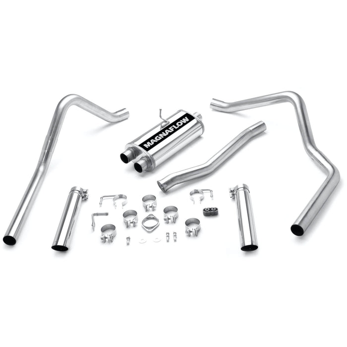 MagnaFlow Exhaust Products 15773 Street Series Stainless Cat-Back System - Truck Part Superstore