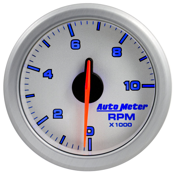 AutoMeter 9197-UL 2-1/16in. TACH; 0-10;000 RPM; AIRDRIVE; SILVER - Truck Part Superstore