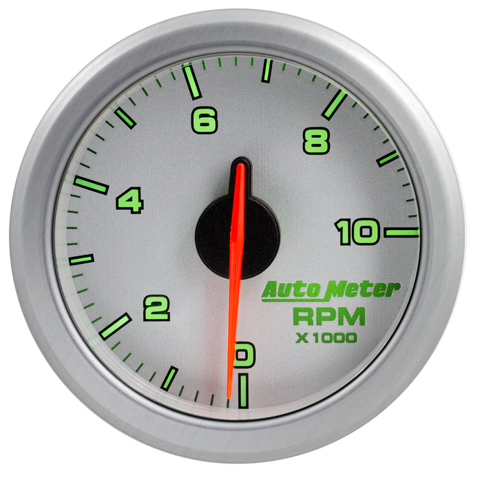 AutoMeter 9197-UL 2-1/16in. TACH; 0-10;000 RPM; AIRDRIVE; SILVER - Truck Part Superstore