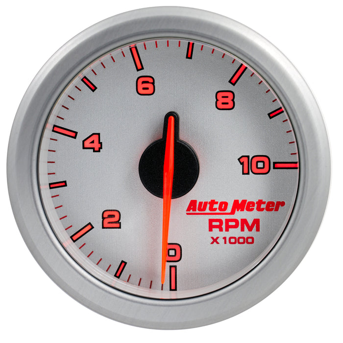 AutoMeter 9197-UL 2-1/16in. TACH; 0-10;000 RPM; AIRDRIVE; SILVER - Truck Part Superstore