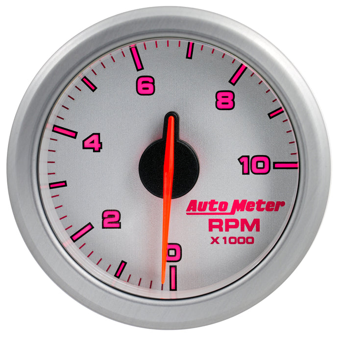 AutoMeter 9197-UL 2-1/16in. TACH; 0-10;000 RPM; AIRDRIVE; SILVER - Truck Part Superstore