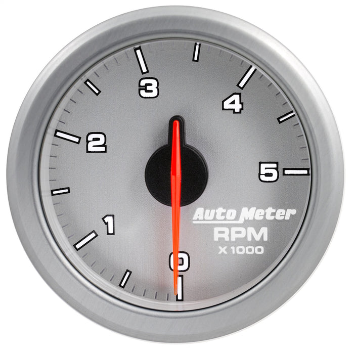 AutoMeter 9198-UL 2-1/16in. TACH; 0-5;000 RPM; AIRDRIVE; SILVER - Truck Part Superstore