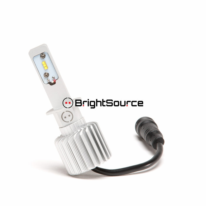 BrightSource 91993 LED Bulb; Single; H3; w/Aluminum Heat Sink; 6500K; 2 Year Warranty; - Truck Part Superstore
