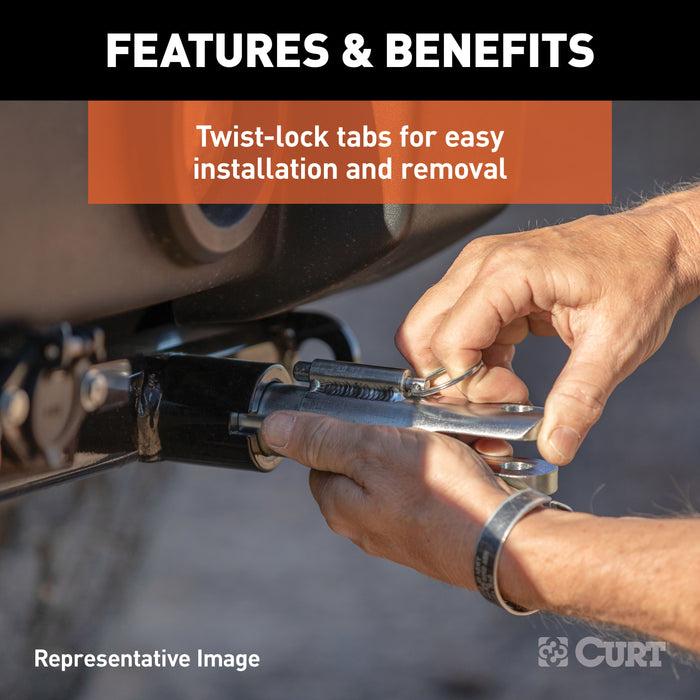 CURT 70113 Custom Tow Bar Base Plate; Select Ford Focus - Truck Part Superstore