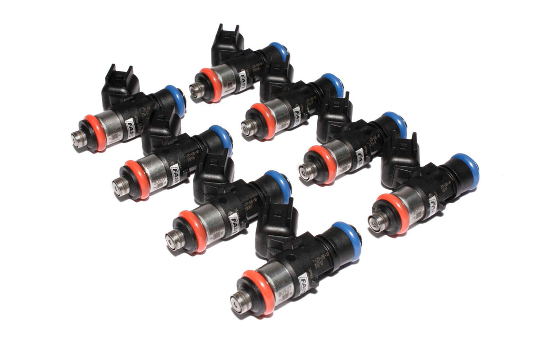 FAST 30859-8 Precision-Flow LS2 Profile 85 Lb/Hr High Impedance Injectors - Set of 8 - Truck Part Superstore