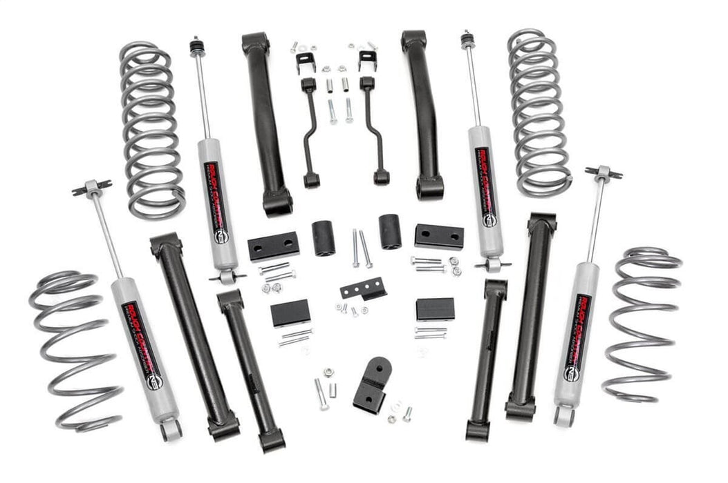 Rough Country 900.20 Suspension Lift Kit w/Shocks; 4 in. Lift; - Truck Part Superstore