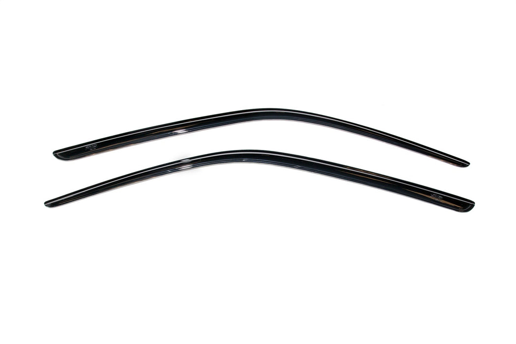 Auto Ventshade (AVS) 92010 Ventvisor® Deflector 2 pc.; Front; Smoke; Outside Mount; - Truck Part Superstore