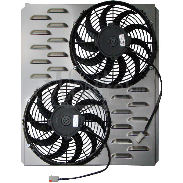 Northern Radiator Z40066 Auxiliary Engine Cooling Fan Assembly - Truck Part Superstore