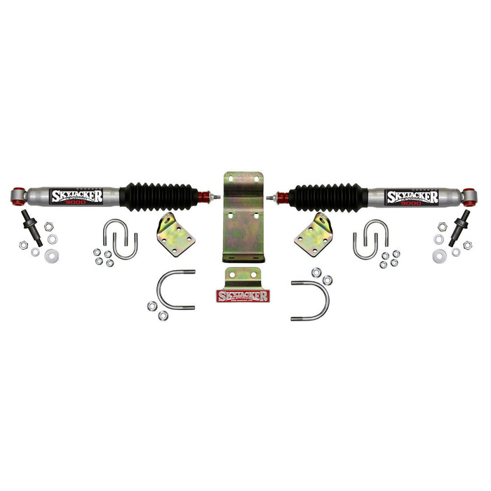 Skyjacker 9203 Steering Stabilizer Dual Kit Silver Body Hardware Boots Sold Separately Skyjacker - Truck Part Superstore