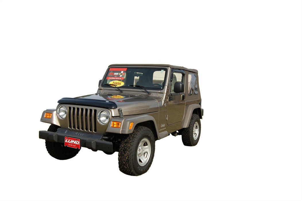 Auto Ventshade (AVS) 92054 Ventvisor® Deflector 2 pc.; Front; Smoke; Outside Mount; - Truck Part Superstore