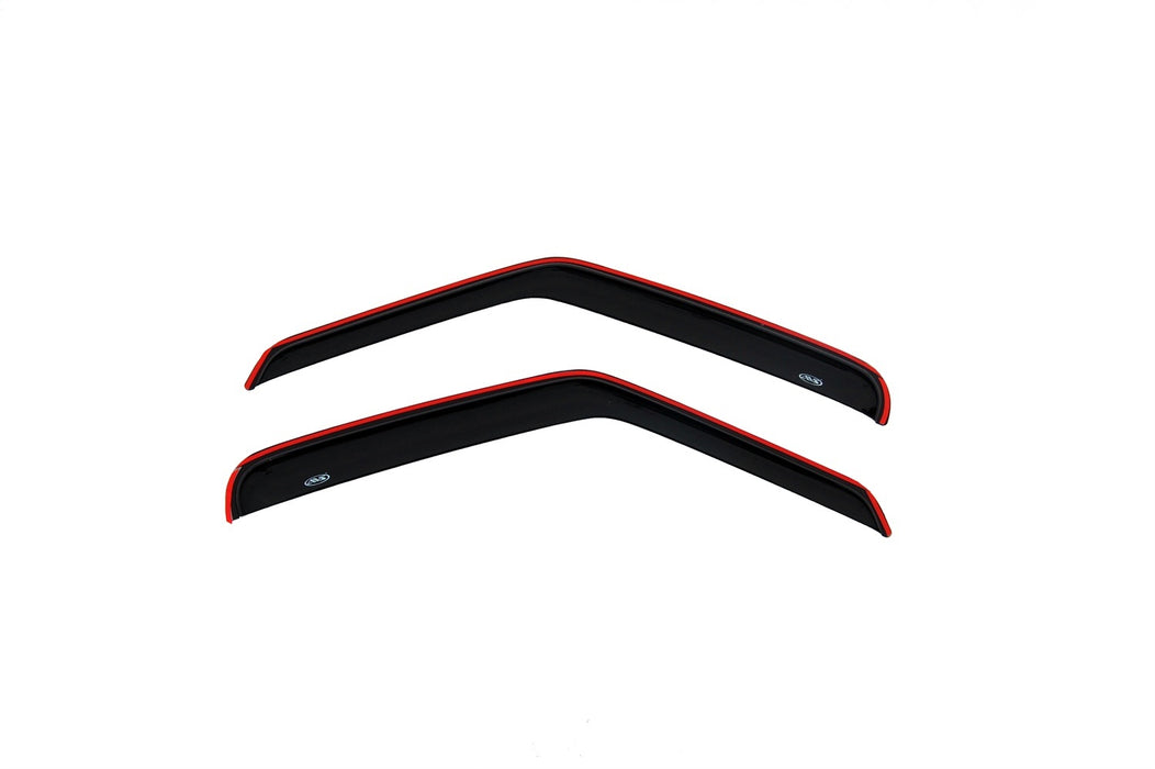 Auto Ventshade (AVS) 92077 Ventvisor® Deflector 2 pc.; Front; Smoke; In-Channel Only; - Truck Part Superstore