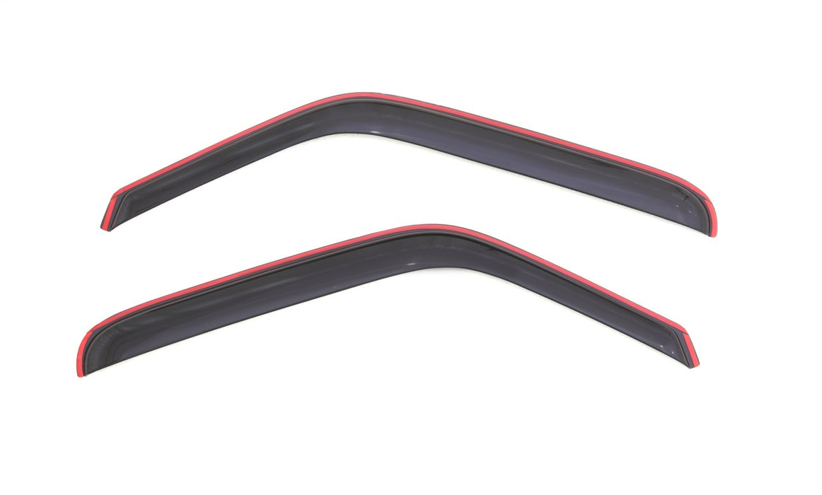 Auto Ventshade (AVS) 92083 Ventvisor® Deflector 2 pc.; Front; Smoke; In-Channel Only; - Truck Part Superstore