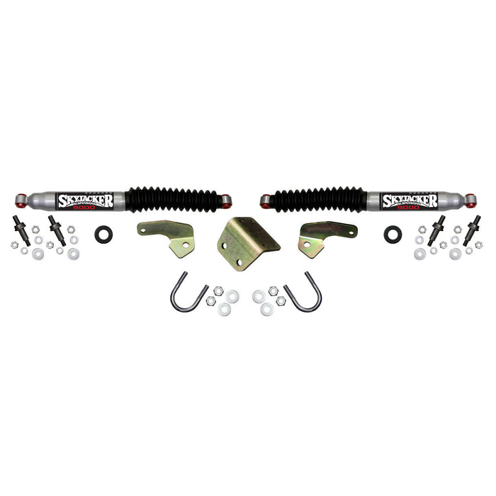 Skyjacker 9211 Steering Stabilizer Dual Kit Silver Boots Sold Separately Skyjacker - Truck Part Superstore