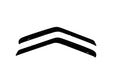 Auto Ventshade (AVS) 92127 Ventvisor® Deflector 2 pc.; Front; Smoke; Outside Mount; - Truck Part Superstore