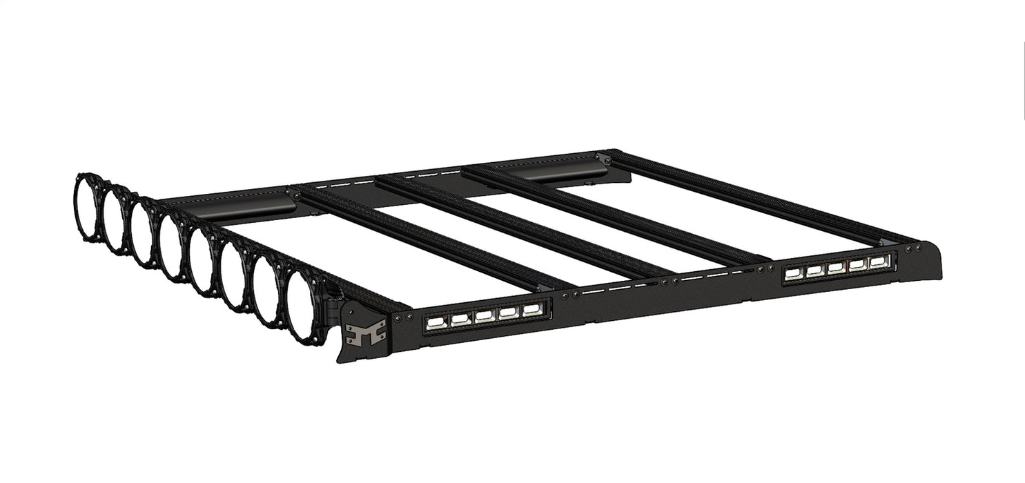 KC Hilites 92142 M-RACKS; Jeep Wrangler JK Unlimited 07-18 Pro6 8-LT Roof Rack Sys - Truck Part Superstore