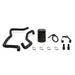 Mishimoto MMBCC-MOP57-15PBEBK Direct-Fit Catch Can Kit, fits Dodge Charger / Chrysler 300C 5.7L 2015+ - Truck Part Superstore