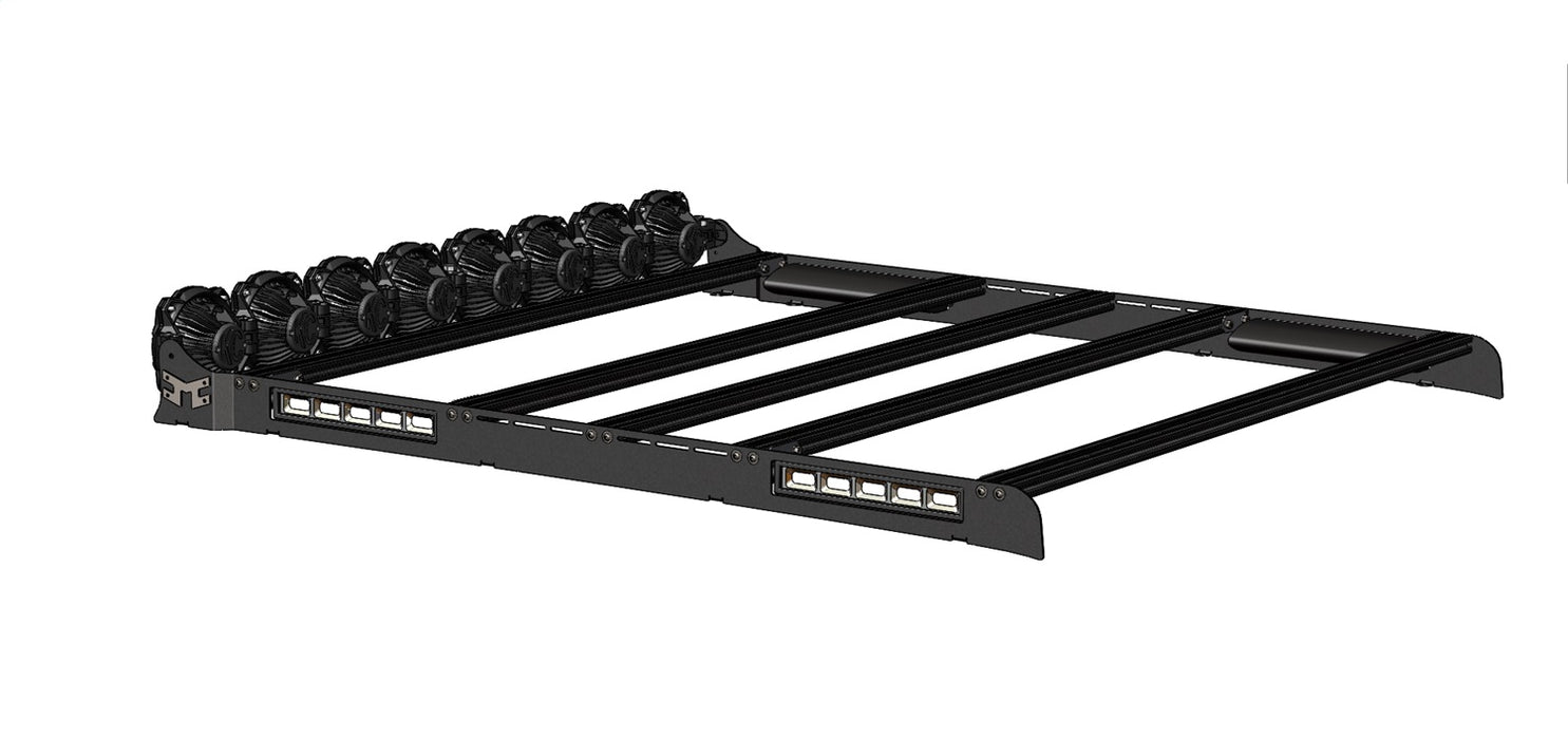 KC Hilites 92182 M-RACKS; Jeep Wrangler JL Unlimited 18-19 Pro6 8-LT Roof Rack Sys - Truck Part Superstore