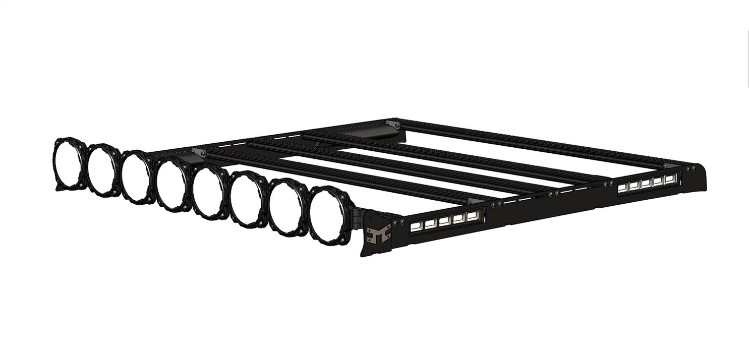 KC Hilites 92182 M-RACKS; Jeep Wrangler JL Unlimited 18-19 Pro6 8-LT Roof Rack Sys - Truck Part Superstore
