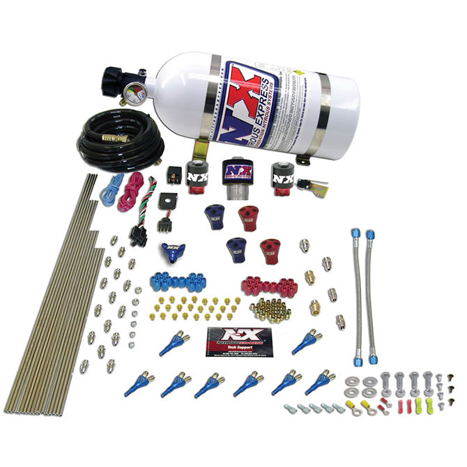 Nitrous Express 92206-15 PRO-SHK/GAS (200;300;400;500;600HP) 2 FUEL; 1 SUPERSHARK SOLENOID W/15LB BOTTLE - Truck Part Superstore
