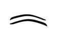 Auto Ventshade (AVS) 92326 Ventvisor® Deflector 2 pc.; Front; Smoke; Outside Mount; - Truck Part Superstore