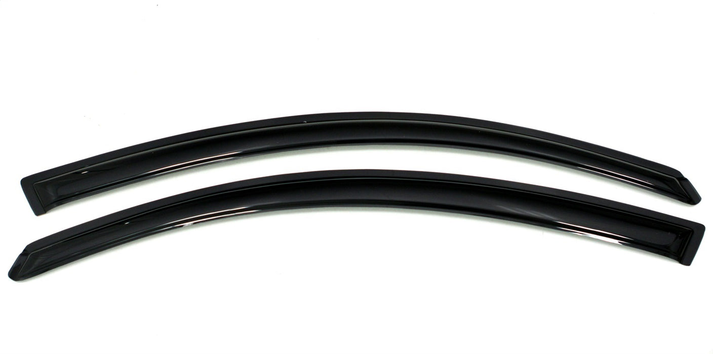 Auto Ventshade (AVS) 92392 Ventvisor® Deflector 2 pc.; Front; Smoke; Outside Mount; - Truck Part Superstore