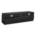 UWS TBC-55-W-BLK Gloss Black Aluminum 55in. Wedge Utility Chest Box (LTL Shipping Only) - Truck Part Superstore