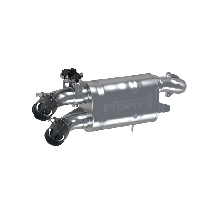 MBRP Exhaust AT-9524AS T304 Stainless Steel with 3" OD Carbon Fiber Tips. - Truck Part Superstore
