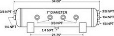 Firestone Ride-Rite 9242 Air Tank - Truck Part Superstore