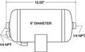 Firestone Ride-Rite 9244 Air Tank - Truck Part Superstore