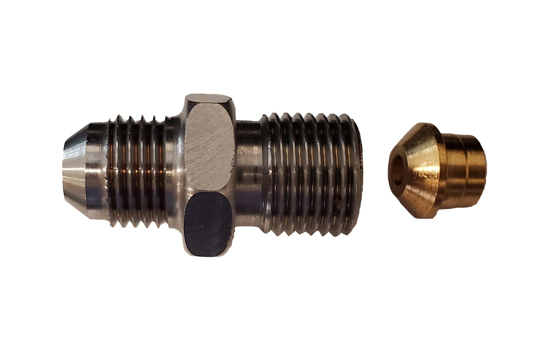 Borgeson 925127 GM Steering pump adapter. Adapts O-ring or flare power steering pumps to a-6AN. - Truck Part Superstore