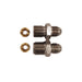 Borgeson 925128 GM Steering box adapters. Adapts O-ring or flare power steering boxes to a-6AN. - Truck Part Superstore
