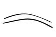 Auto Ventshade (AVS) 92514 Ventvisor® Deflector 2 pc.; Front; Smoke; Outside Mount; - Truck Part Superstore