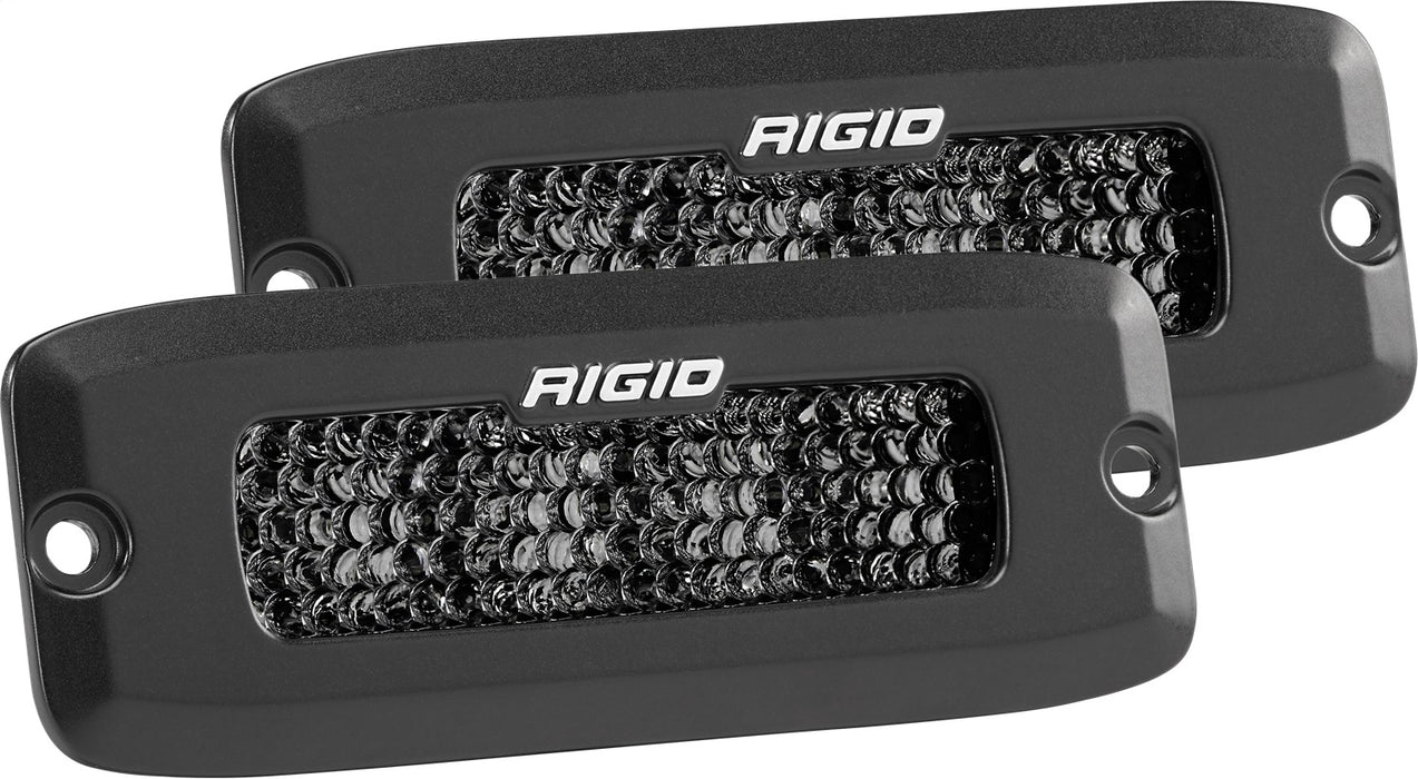 Rigid Industries 925513BLK Spot Diffused Midnight Flush Mount Pair SR-Q Pro RIGID Industries - Truck Part Superstore
